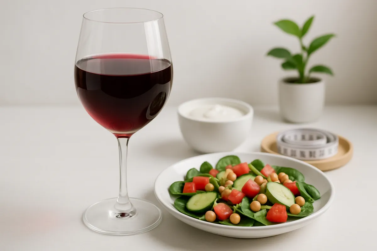 Combien de calories dans un verre de vin rouge ?