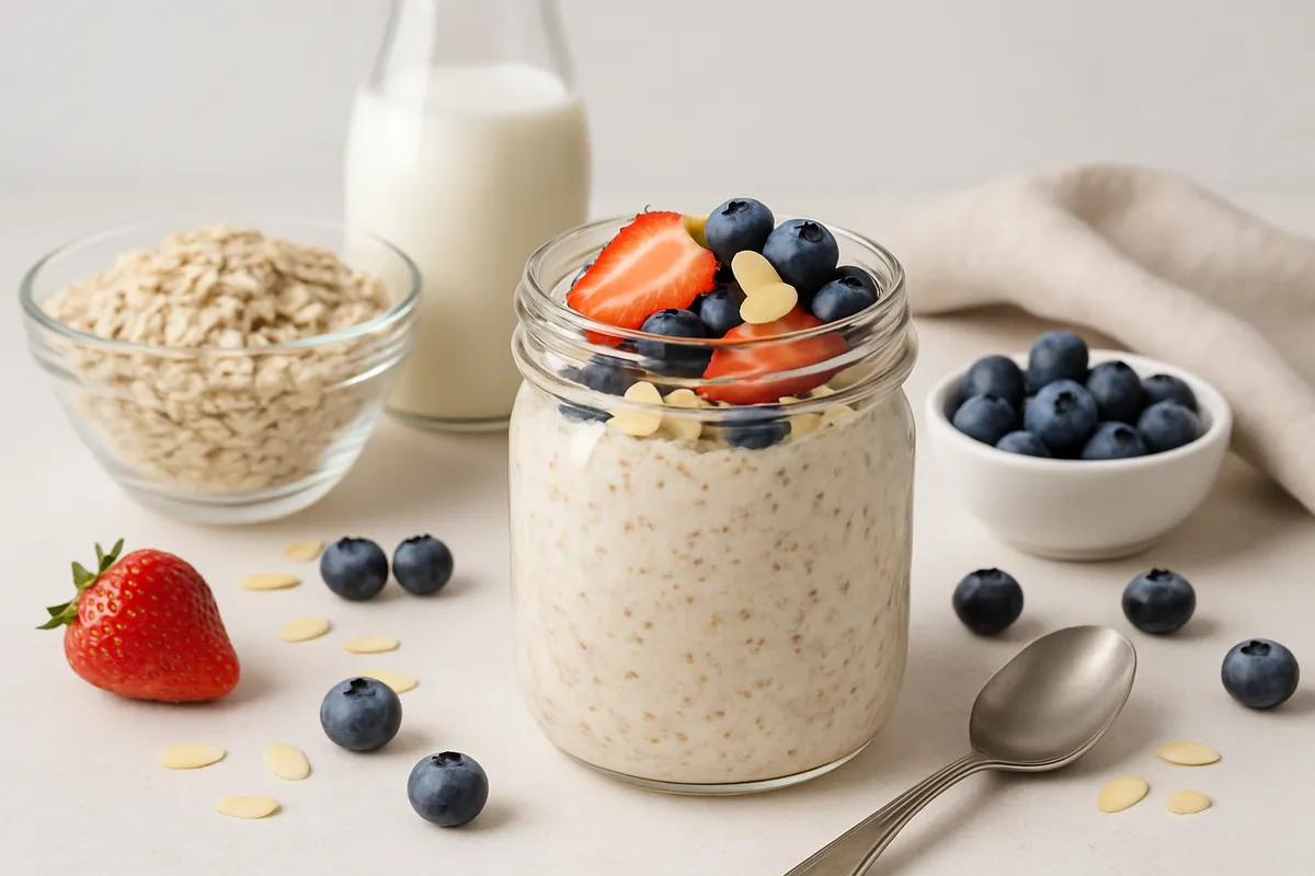 Overnight oats : recette saine et rapide pour le petit-déjeuner